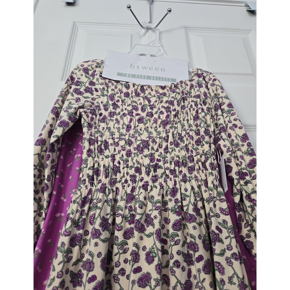 Btween Girls 2 Pack Dress set Size 5 Long Sleeve Light‎ weight NWT - Picture 5 of 7